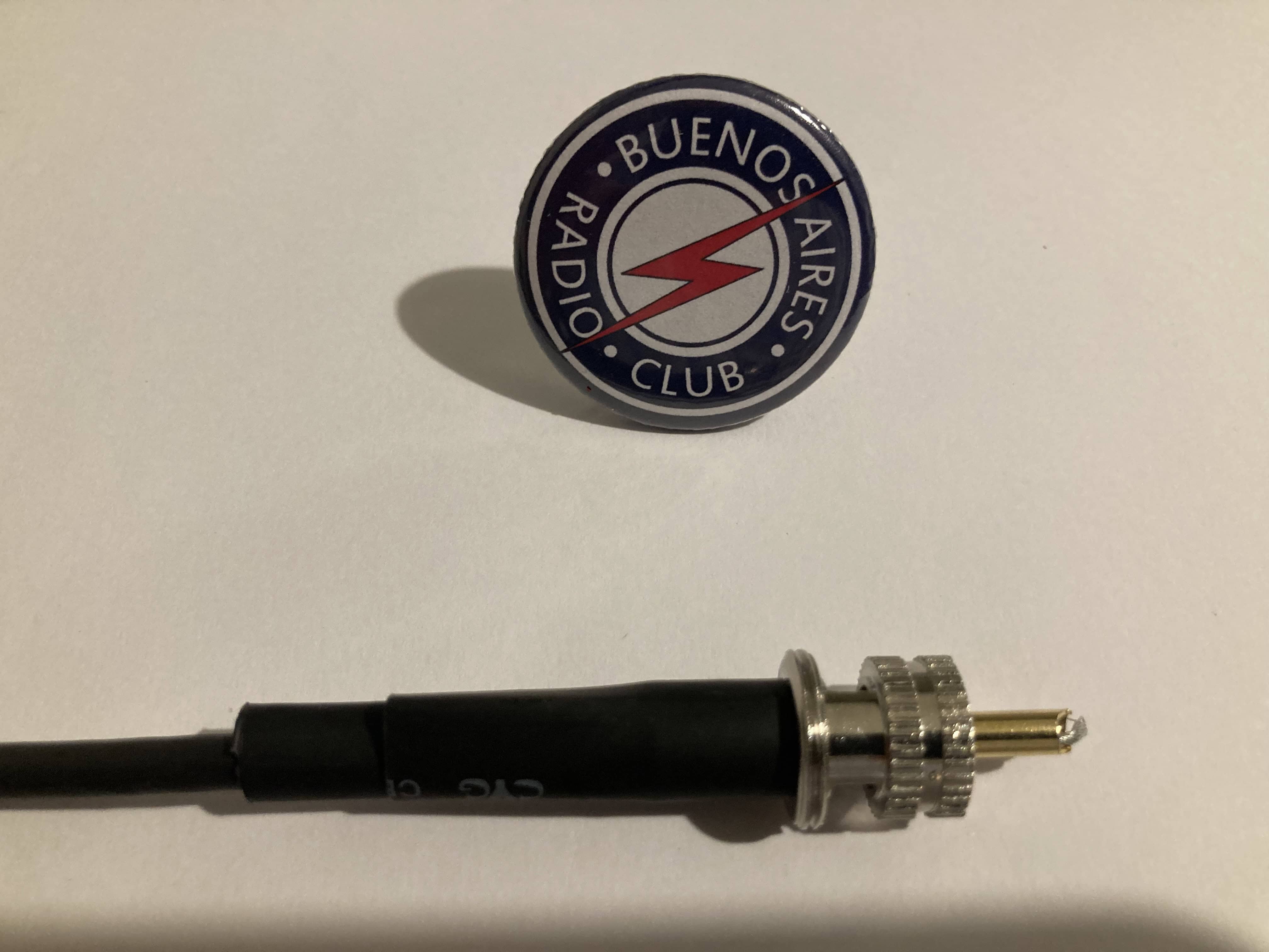 Conector PL-259 para cables RG-58 en radioafición y comunicaciones.