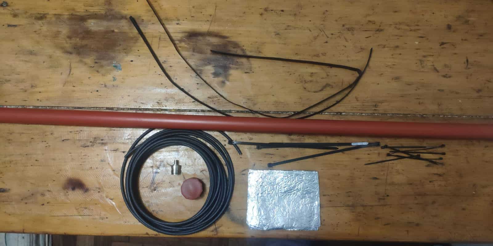 Antena FlowerPot VHF-UHF en Buenos Aires Radio Club.